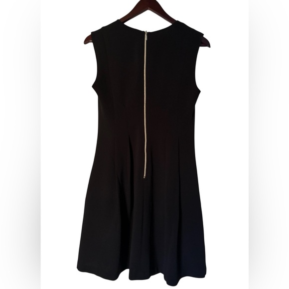 New Dynamite women's little black dress midi length fit and flare sleeveless M - Picture 3 of 6